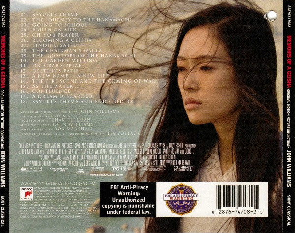 USED CD - John Williams – Memoirs Of A Geisha (Original Motion Picture Soundtrack) Fashion