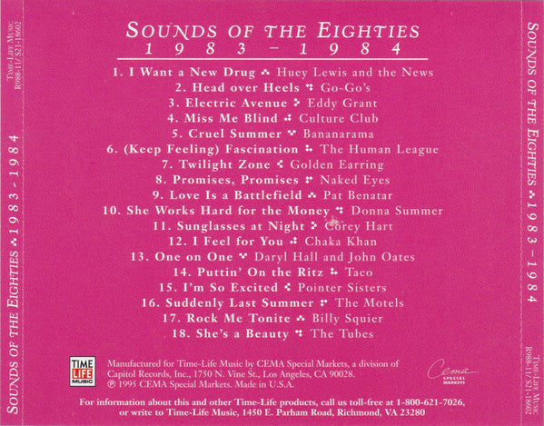 USED CD - Sounds Of The Eighties 1983-1984 For Discount