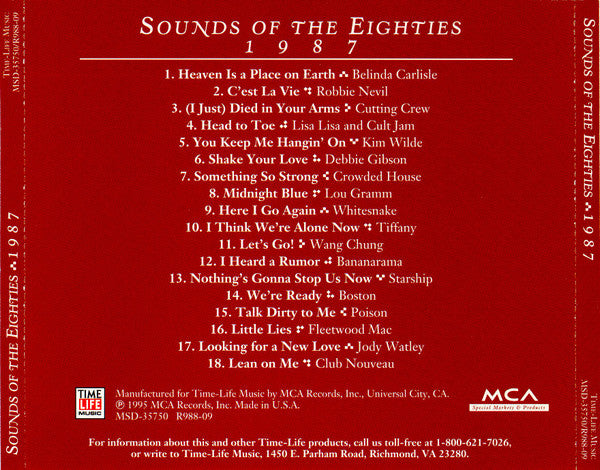 USED CD - Sounds Of The Eighties 1987 Online Sale