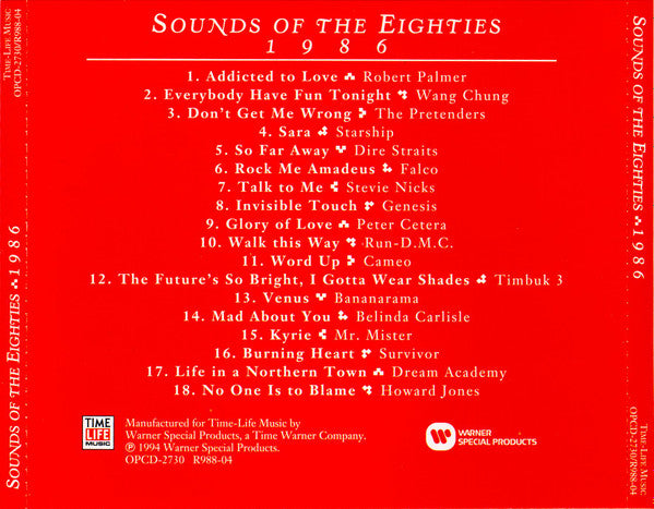 USED CD - Various – Sounds Of The Eighties 1986 Online Hot Sale