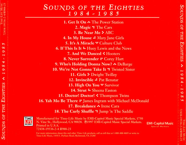 USED CD - Sounds Of The Eighties 1984-1985 For Cheap