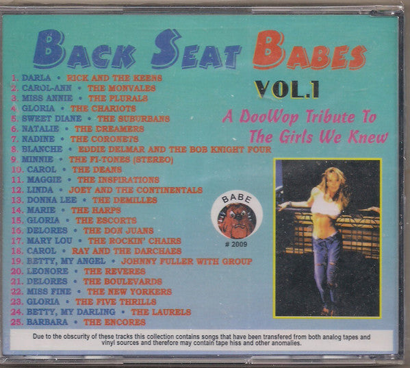 USED CD - Various – Back Seat Babes Vol.1 For Sale