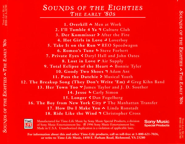 USED CD - Sounds Of The Eighties - The Early  80s Online now