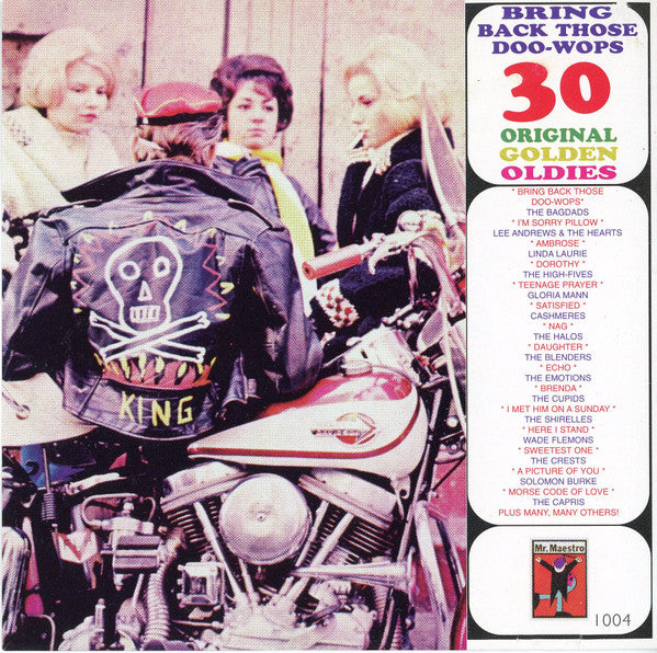 USED CD - Various – Bring Back Those Doo-Wops 30 Original Golden Oldies Hot on Sale