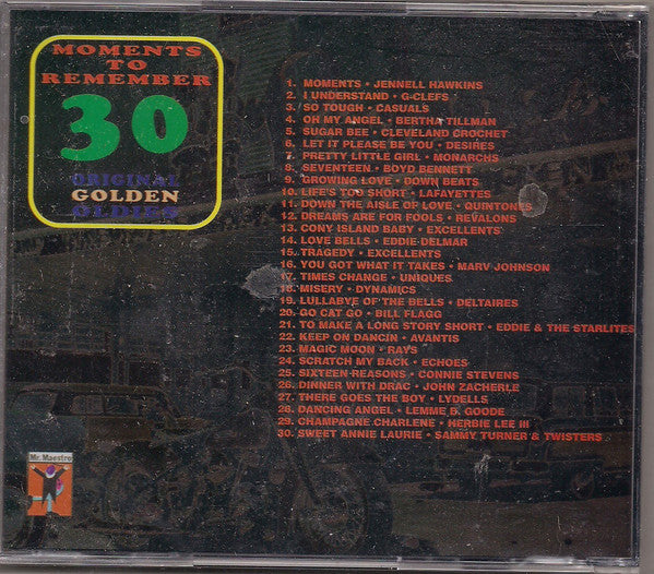 USED CD - Various – Moments To Remember 30 Original Golden Oldies For Cheap