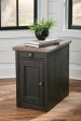 Tyler Creek Chairside End Table with USB Ports & Outlets Supply