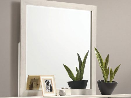 Horten White Wash Mirror Online Sale