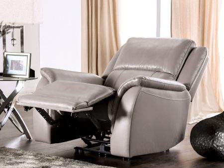 Gorgius Light Gray Power Recliner Online now