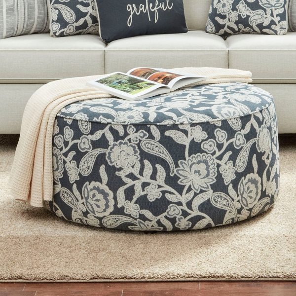 Porthcawl Floral Multi Ottoman Discount