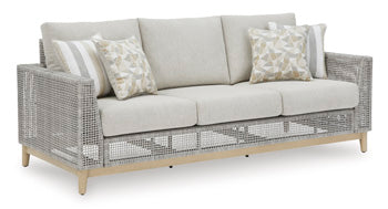 Seton Creek Outdoor Sofa with Cushion Supply