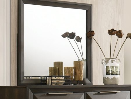 Hexham Espresso Mirror w  Support Online Hot Sale