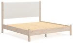 Cadmori King Upholstered Panel Bed Online