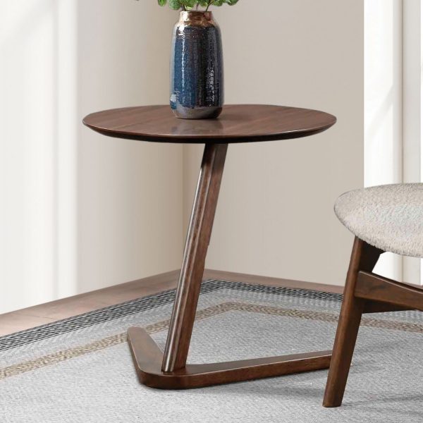 Vardo Walnut Side Table Cheap