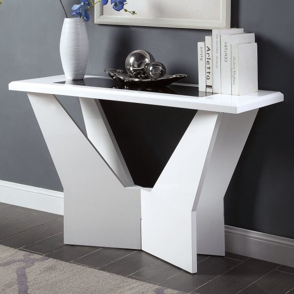 Dubendorf White Sofa Table Online Sale