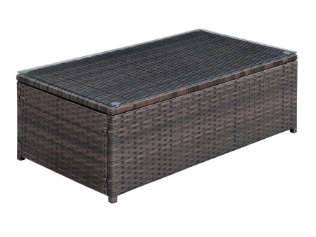 Ilona Brown Beige Coffee Table For Discount