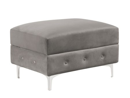 Ciabattoni Gray Ottoman Sale