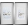 New England Port Framed Prints, S 2, 2 Cartons Online Hot Sale