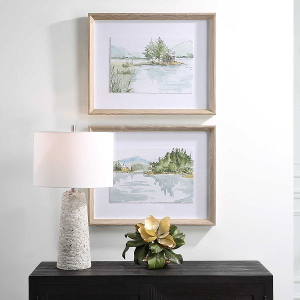 Serene Lake Framed Prints, S 2 Cheap