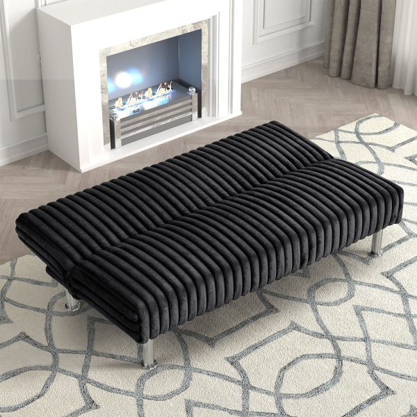 Hinwil Black Futon Sofa Bed Sale