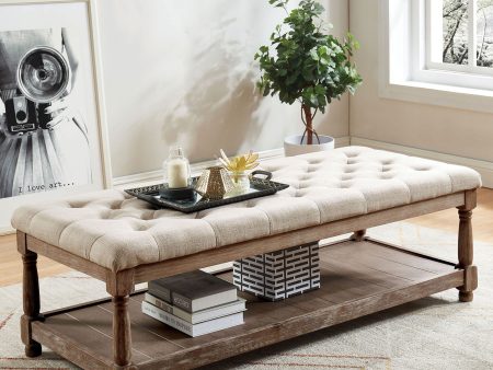 Tanya Beige Bench Cheap