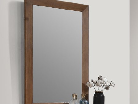 Tromso Walnut Mirror w  Support Online