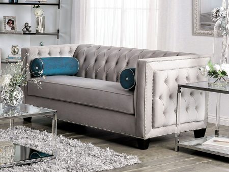 Silvan Gray Loveseat For Sale