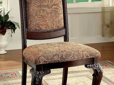 Bellagio Brown Cherry Brown Side Chair Cheap