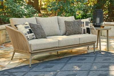 Swiss Valley Outdoor Sofa with Cushion Hot on Sale