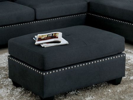 Lita Dark Gray Ottoman Fashion