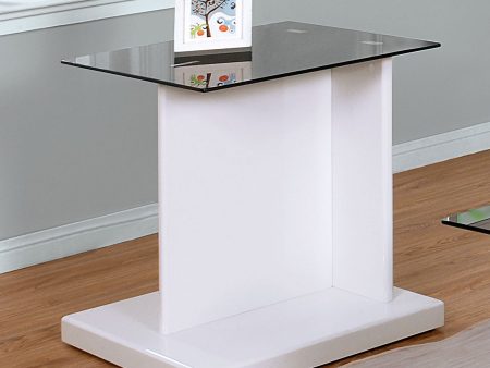 Mannedorf Black White End Table Online