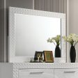 Whitby White Mirror For Sale