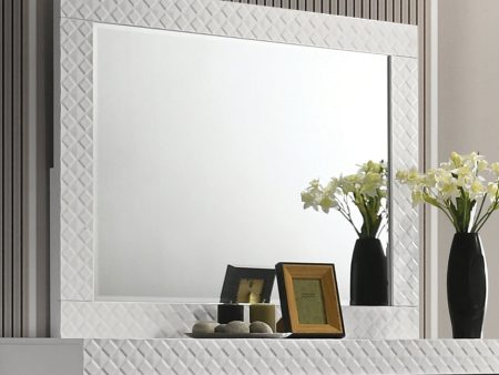 Whitby White Mirror For Sale