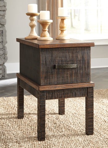 Stanah Chairside End Table with USB Ports & Outlets Fashion