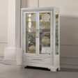 Stella Mia Ivory Curio Cabinet Online Hot Sale