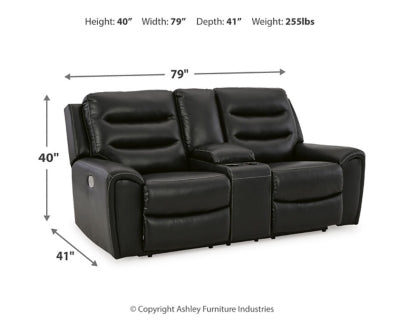 Warlin Power Reclining Loveseat with Console Hot on Sale