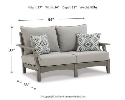 Visola Outdoor Loveseat with Cushion Discount