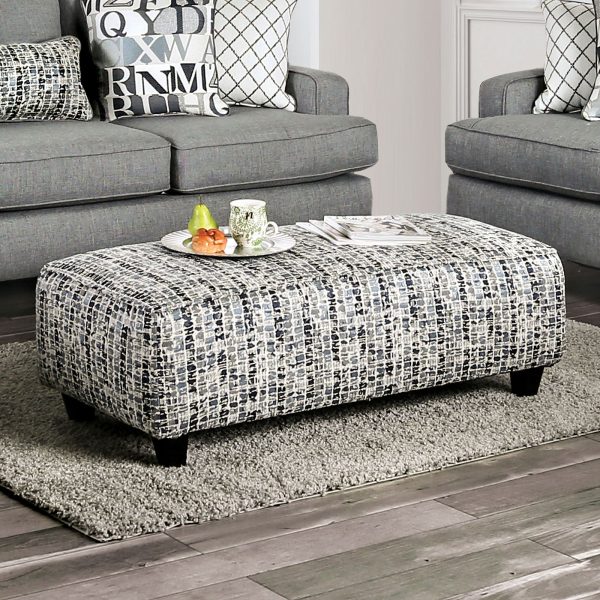 Verne Pattern Ottoman on Sale