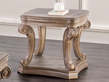 Seven Oaks Weathered Oak End Table Sale