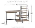 Soho Home Office Desk and Shelf Discount