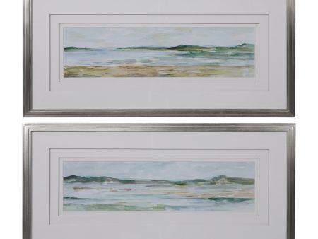 Panoramic Seascape Framed Prints, S 2 For Sale