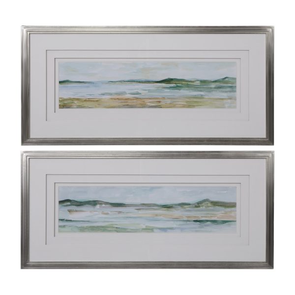 Panoramic Seascape Framed Prints, S 2 For Sale