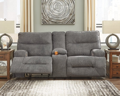 Coombs Power Reclining Loveseat with Console For Cheap