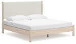 Cadmori King Upholstered Panel Bed Online