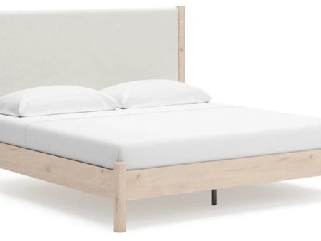 Cadmori King Upholstered Panel Bed Online