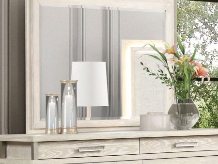 Lafayette Weathered Gray Mirror For Cheap