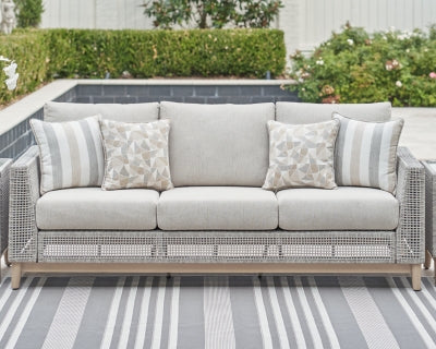 Seton Creek Outdoor Sofa with Cushion Supply