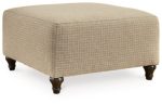 Valerani Oversized Accent Ottoman Online Hot Sale