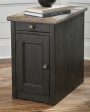 Tyler Creek Chairside End Table with USB Ports & Outlets Supply