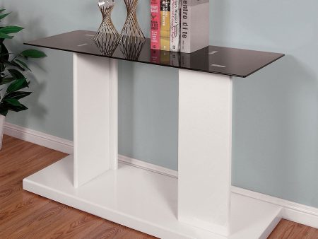 Mannedorf Black White Sofa Table Discount