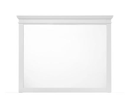 Provence White Wood Mirror Discount